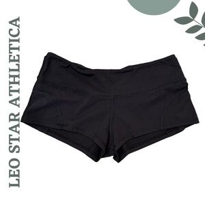 🛍️3/$40 Leo Star Athletica Black Athletic Shorts | Performance | Size 6